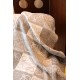 Premio Replica Coperta cashmere a quadri Loewe Anagram Beige 135 x 170 Imitazione Outlet Italia
