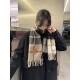 Premio Replica Sciarpa Loewe double-face cashmere con motivo a scacchi 30 x 180 Imitazione Outlet Italia