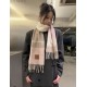 Premio Replica Sciarpa Loewe double-face cashmere con motivo a scacchi 30 x 180 Rosa Imitazione Outlet Italia
