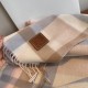 Premio Replica Sciarpa Loewe double-face cashmere con motivo a scacchi 30 x 180 Rosa Imitazione Outlet Italia