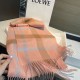 Premio Replica Sciarpa reversibile cashmere Loewe 30 x 180 Arancia Imitazione Outlet Italia