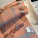Premio Replica Sciarpa reversibile cashmere Loewe 30 x 180 Arancia Imitazione Outlet Italia
