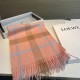 Premio Replica Sciarpa reversibile cashmere Loewe 30 x 180 Arancia Imitazione Outlet Italia