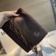 Premio Replica Sciarpa reversibile cashmere Loewe 30 x 180 Marrone Imitazione Outlet Italia