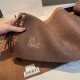 Premio Replica Sciarpa reversibile cashmere Loewe 30 x 180 Marrone Imitazione Outlet Italia