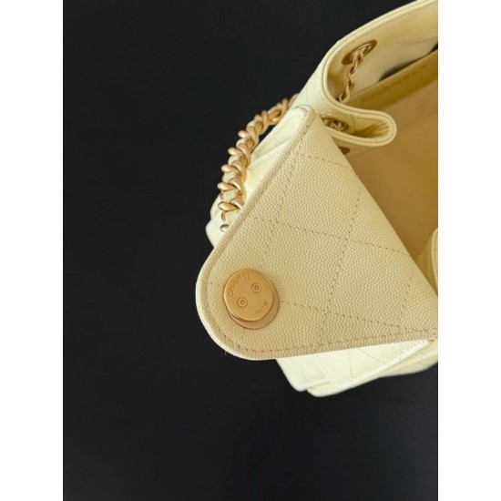 Premio Replica Borse a mano Chanel 25 piccola Hobo AS5293 Giallo Imitazione Outlet