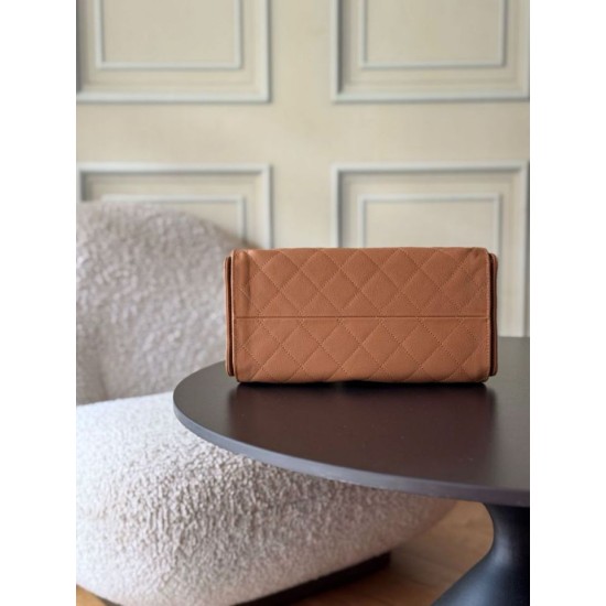 Premio Replica Borse a mano Chanel 25 piccola Hobo AS5293 Marrone Imitazione Outlet