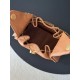Premio Replica Borse a mano Chanel 25 piccola Hobo AS5293 Marrone Imitazione Outlet