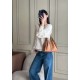 Premio Replica Borse a mano Chanel 25 piccola Hobo AS5293 Marrone Imitazione Outlet
