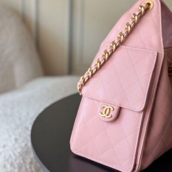 Premio Replica Borse a mano Chanel 25 piccola Hobo AS5293 Rosa Imitazione Outlet