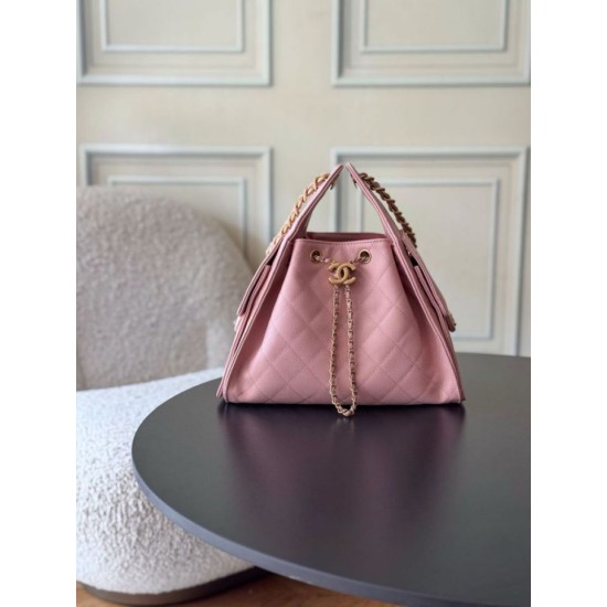 Premio Replica Borse a mano Chanel 25 piccola Hobo AS5293 Rosa Imitazione Outlet