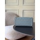 Premio Replica Borse a mano Chanel 25 piccola Hobo AS5293 azzurro Imitazione Outlet