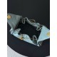 Premio Replica Borse a mano Chanel 25 piccola Hobo AS5293 azzurro Imitazione Outlet