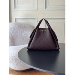 Premio Replica Borse a mano Chanel 25 piccola Hobo AS5293 Borgogna Imitazione Outlet