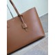 Premio Replica Borse Tote shopping YSL Saint Laurent East/West Caramello Imitazione Outlet