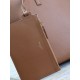 Premio Replica Borse Tote shopping YSL Saint Laurent East/West Caramello Imitazione Outlet