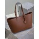 Premio Replica Borse Tote shopping YSL Saint Laurent East/West Caramello Imitazione Outlet