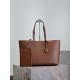 Premio Replica Borse Tote shopping YSL Saint Laurent East/West Caramello Imitazione Outlet