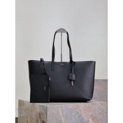 Premio Replica Borse Tote shopping YSL Saint Laurent East/West Nero Imitazione Outlet