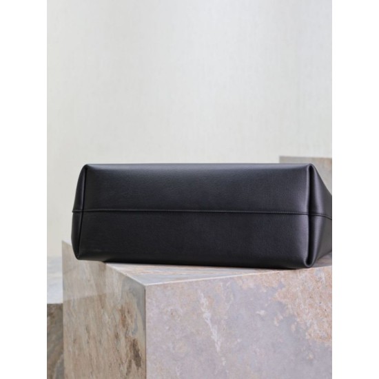 Premio Replica Borse Tote shopping YSL Saint Laurent East/West Nero Imitazione Outlet