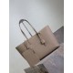 Premio Replica Borse Tote shopping YSL Saint Laurent East/West albicocca Imitazione Outlet