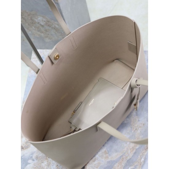 Premio Replica Borse Tote shopping YSL Saint Laurent East/West albicocca Imitazione Outlet
