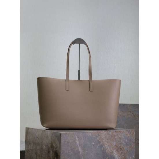 Premio Replica Borse Tote shopping YSL Saint Laurent East/West albicocca Imitazione Outlet