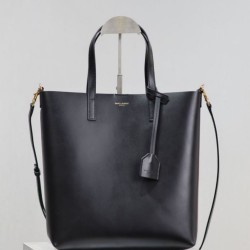 Premio Replica Borsa shopping Tote YSL Saint Laurent Toy North/South verticale Nero Imitazione Outlet