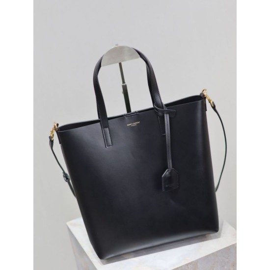 Premio Replica Borsa shopping Tote YSL Saint Laurent Toy North/South verticale Nero Imitazione Outlet