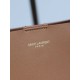 Premio Replica Borsa shopping Tote YSL Saint Laurent Toy North/South verticale Marrone Imitazione Outlet