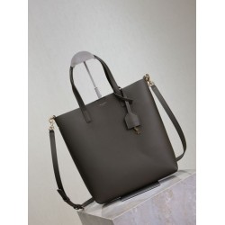 Premio Replica Borsa shopping Tote YSL Saint Laurent Toy North/South verticale Verde scuro Imitazione Outlet