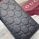 Premio Replica Portafoglio lungo Gucci GG Emblem 835014 nero Imitazione Outlet