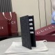 Premio Replica Portafoglio lungo Gucci GG Emblem 835014 nero Imitazione Outlet
