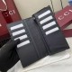 Premio Replica Portafoglio lungo Gucci GG Emblem 835014 nero Imitazione Outlet