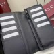 Premio Replica Portafoglio lungo Gucci GG Emblem 835014 nero Imitazione Outlet