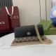 Premio Replica Portafoglio Gucci GG Marmont bicolore con catena 546585 marrone/nero Imitazione Outlet