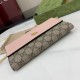 Premio Replica Portafoglio Gucci GG Marmont bicolore con catena 546585 marrone/Rosa Imitazione Outlet