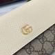 Premio Replica Portafoglio Gucci GG Marmont bicolore con catena 546585 marrone/Bianco Imitazione Outlet