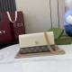 Premio Replica Portafoglio Gucci GG Marmont bicolore con catena 546585 marrone/Bianco Imitazione Outlet