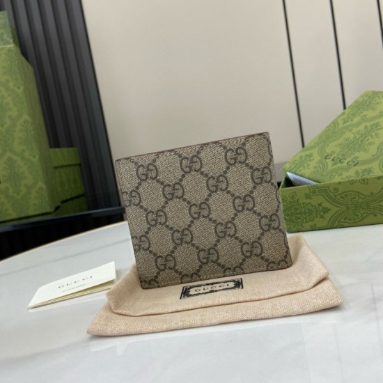 Premio Replica Portafoglio bi-fold Gucci Ophidia 768243 Marrone Imitazione Outlet