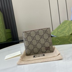 Premio Replica Portafoglio bi-fold Gucci Ophidia 768243 Marrone Imitazione Outlet
