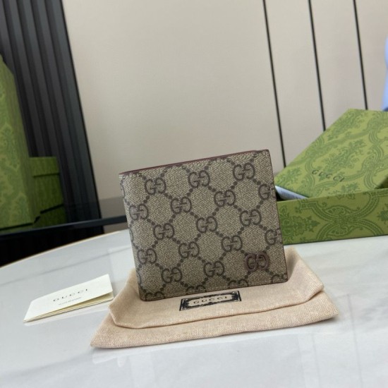 Premio Replica Portafoglio bi-fold Gucci Ophidia 768243 Marrone Imitazione Outlet
