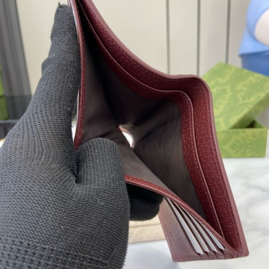 Premio Replica Portafoglio bi-fold Gucci Ophidia 768243 Marrone Imitazione Outlet