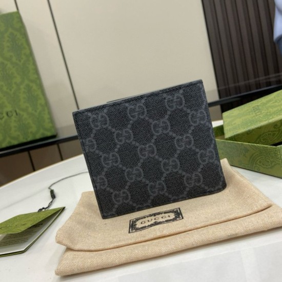 Premio Replica Portafoglio bi-fold Gucci Ophidia 768243 Nero Imitazione Outlet