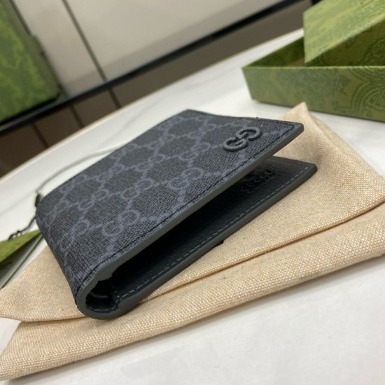 Premio Replica Portafoglio bi-fold Gucci Ophidia 768243 Nero Imitazione Outlet