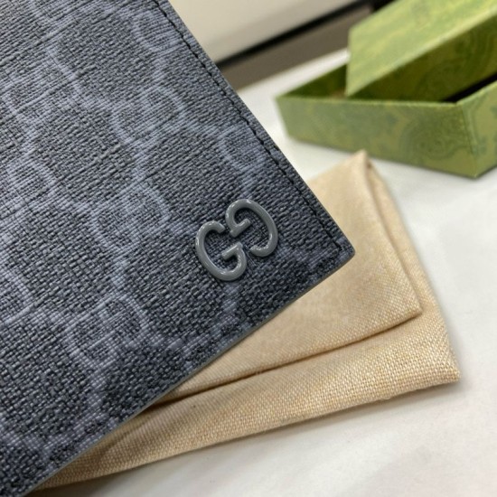 Premio Replica Portafoglio bi-fold Gucci Ophidia 768243 Nero Imitazione Outlet