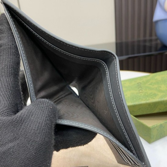 Premio Replica Portafoglio bi-fold Gucci Ophidia 768243 Nero Imitazione Outlet