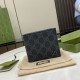 Premio Replica Portafoglio bi-fold Gucci Ophidia 768243 Nero Imitazione Outlet