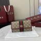 Premio Replica Portafoglio continentale Gucci Ophidia 838485 Borgogna Imitazione Outlet