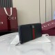 Premio Replica Portafoglio Gucci Ophidia con cerniera 838694 Nero Imitazione Outlet